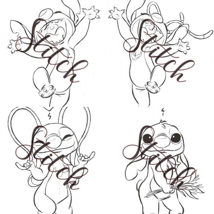 Desenhos para colorir do stitch