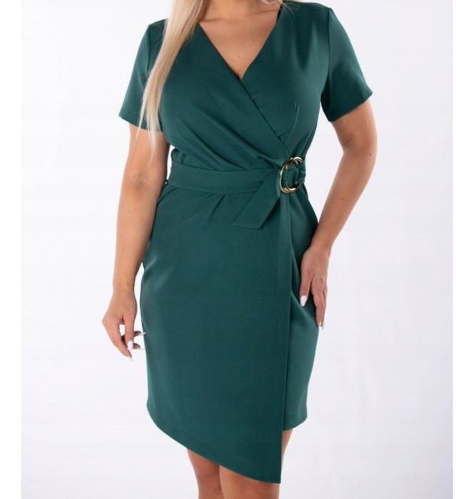 Sukienka zieleń butelkowa