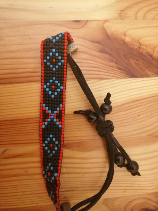 Bransoletka z koralików ręcznie robiona handmade.