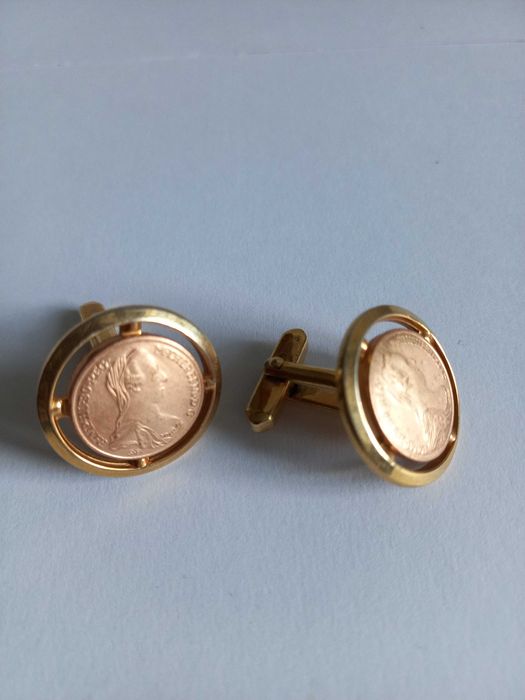 Spinki do mankietów koszuli stare