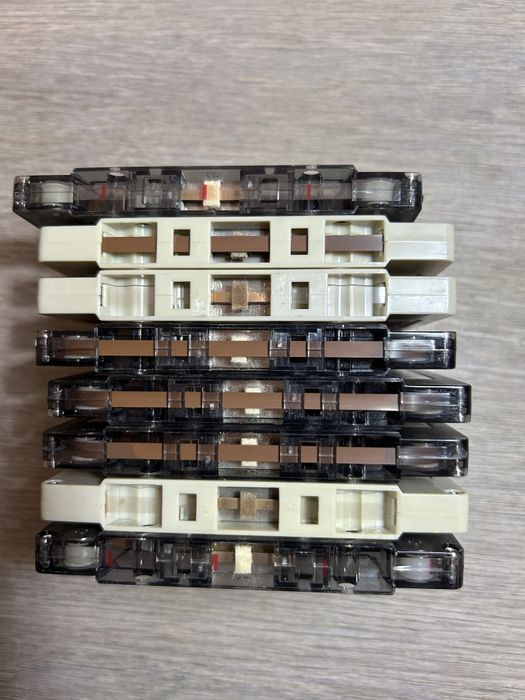 8 аудіо касет Columbia C60 SP, одним лотом