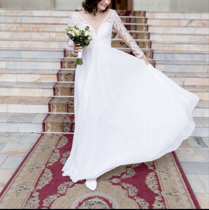 Весільна сукня, вдягалась лише на розпис. Ідеальний стан