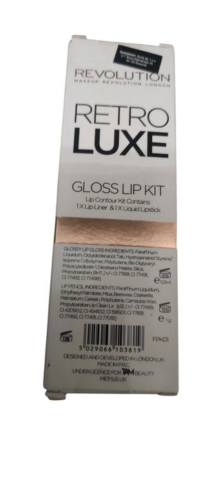 Makeup Revolution Retro Luxe Gloss Lip Kit Błyszczyk plus Kont Truth