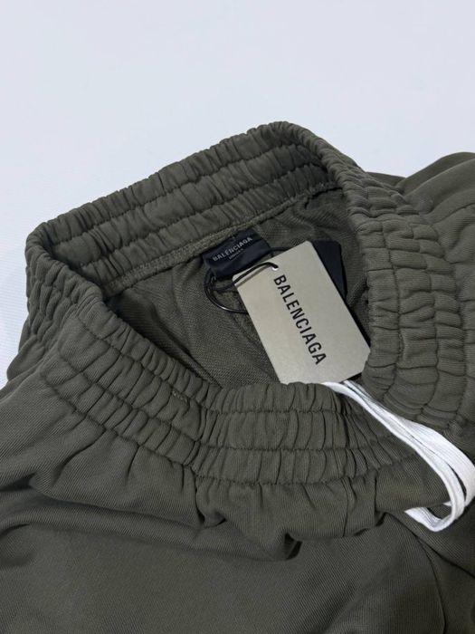 штаны Balenciaga BB Logo Wide-Leg Sweatpants