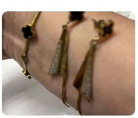 Kolczyki wiszace stal nierdzewna