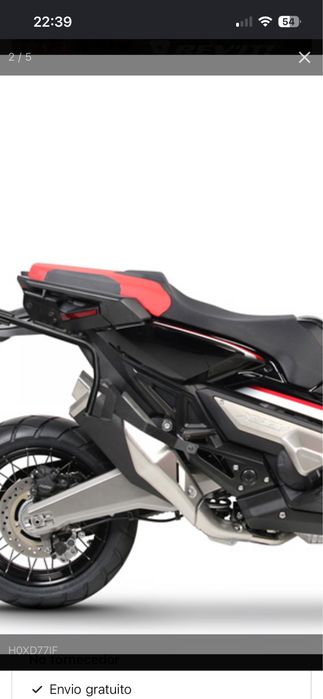 Ferros/suporte para malas Shad XADV 750 de 2017 a 2020
