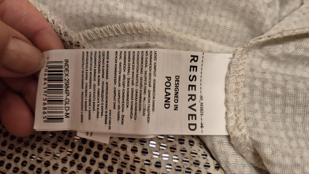 Świąteczny kombinezon / romper Reserved – rozmiar M