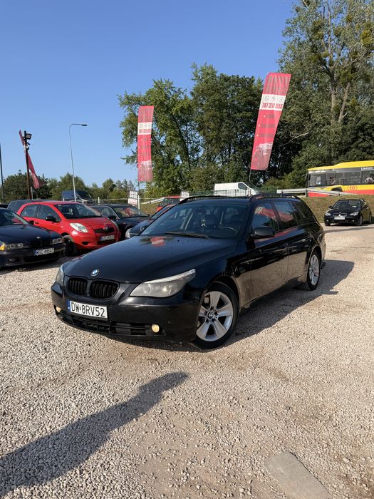 BMW E61 2.5D”automat”panorama”skóra”alusy”zadbany” nowy rozrząd”klima dziala