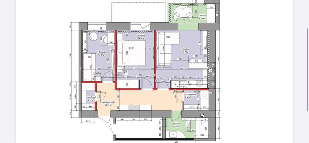 Реалная квартира Видовая 780$\м2Спешите  р-н пр. Гагарина ЖК Дубинина