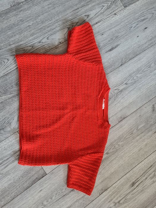 MNG sweter z ażurowej tkaniny S