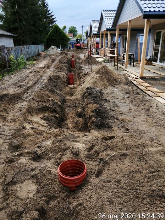 Usługi koparko ładowarką