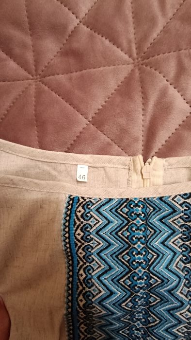 Парна вишиванка в голубому кольорі