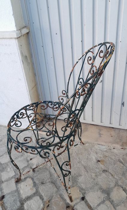 Cadeira em ferro