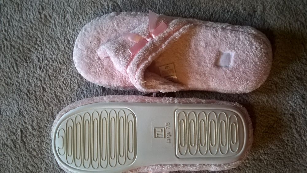 Nowe Klapki Japonki z kokardką rozmiar 39-40