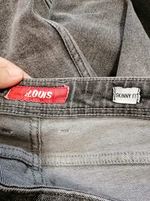 Чоловічі Джинси "LOUIS" (Skinny Fit, W33, Сірий)