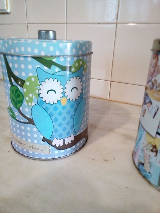 Conjunto de 2 Caixinhas em Metal