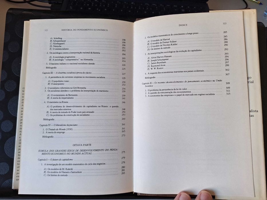 História do Pensamento Económico - Henri Denis, 2 volumes, Círculo de Leitores, 1978