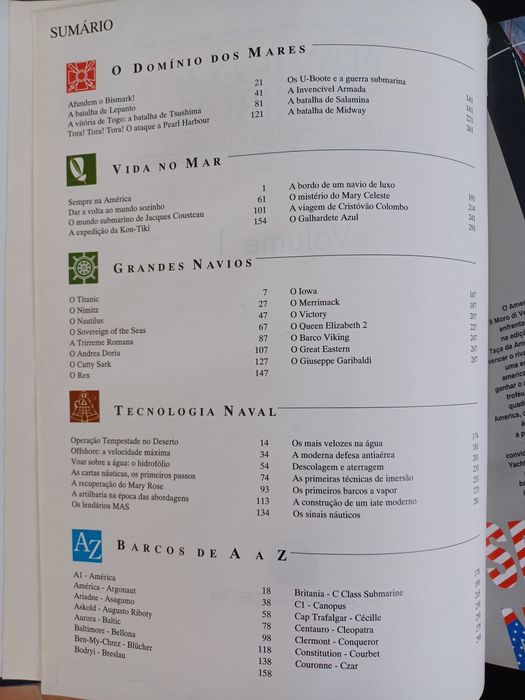 Coleção completa dos fascículos "Navios & Veleiros"