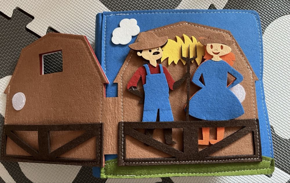 Książka montessori Farma