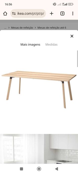 Mesa de jantar IKEA em excelente estado