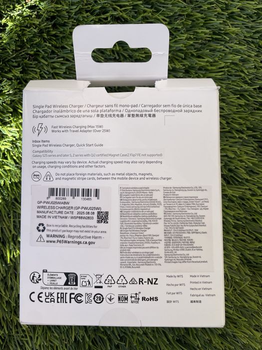 Carregador Magnético Qi2 15W para Samsung Galaxy – Com Caixa