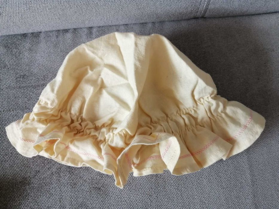 Sukienka dziewczęca lniana na 6-9 miesięcy