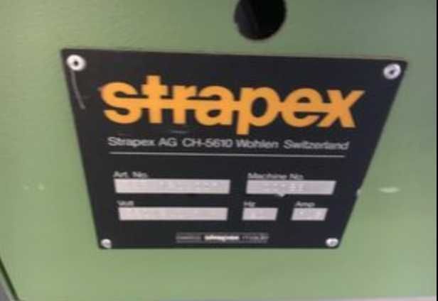 Maquina de cintar marca STRAPEX com bobinadora