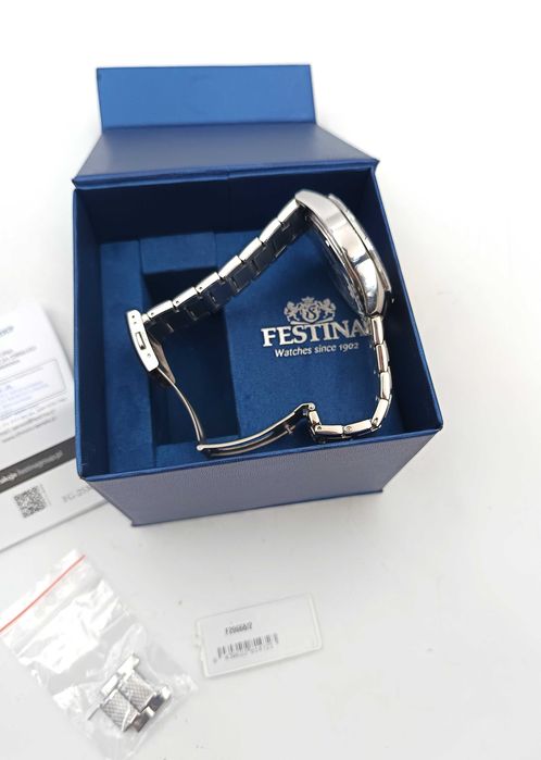 Zegarek męski FESTINA F20668/2 Timeless Chronograph 100M GWARANCJA
