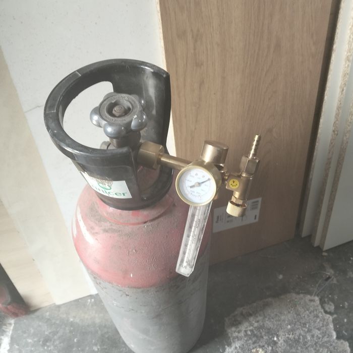 Garrafa de gás para semi automática