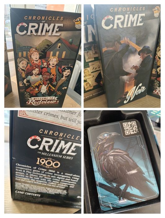 Zestaw gier Chronicles of Crime / Kroniki Zbrodni (6 pudełek) 
Zestaw