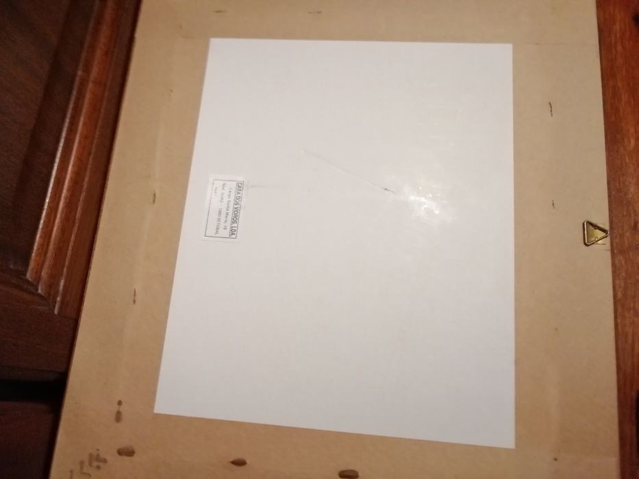 2 Molduras em madeira trabalhada