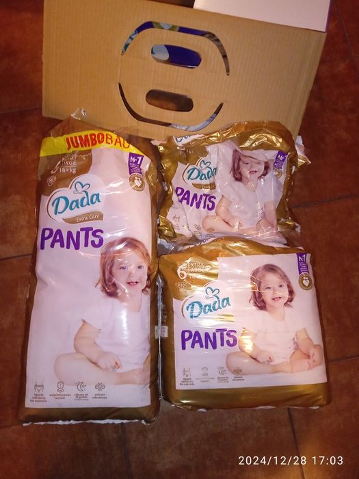 Pieluchomajtki pampersy Dada rozmiar 6 ok 90sztuk