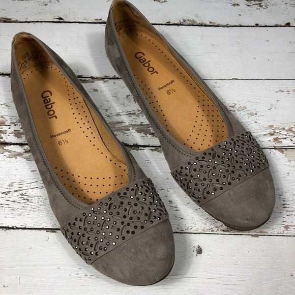 Балетки замшевые Gabor, стопа 26см.