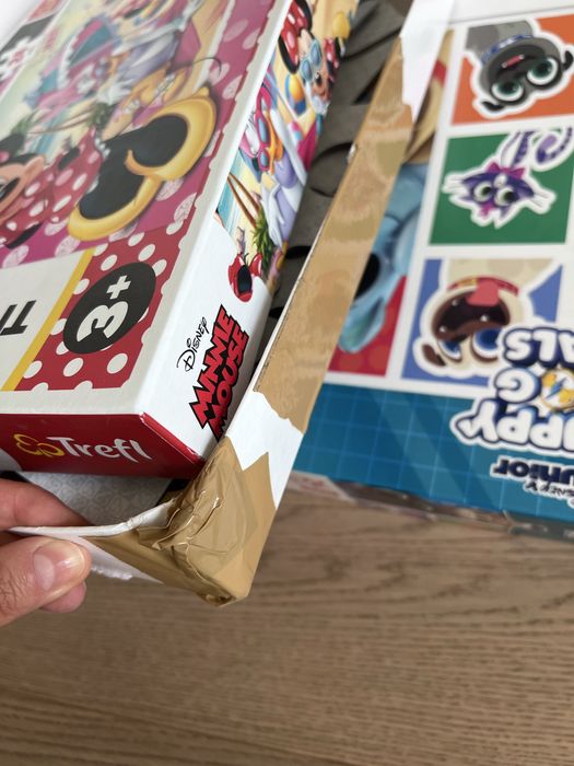 Komplet trzech puzzli dla 2-3 latka Psi Patrol Puppy Dog, Minnie Mouse