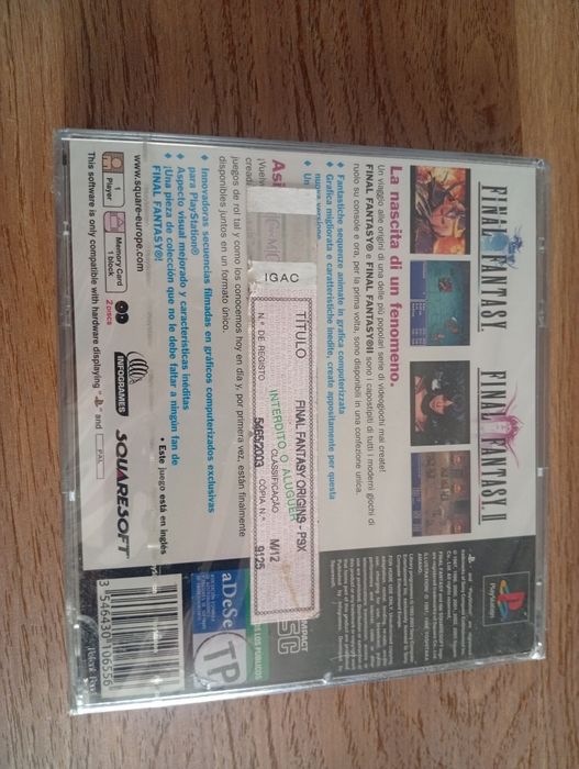 Final Fantasy Origins  PS1 Selado