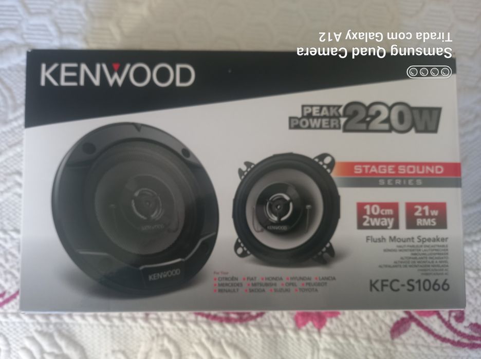 Colunas kenwood 10 CM