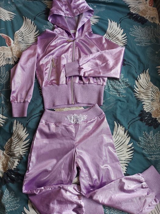 Dres liliowy, dziweczecy