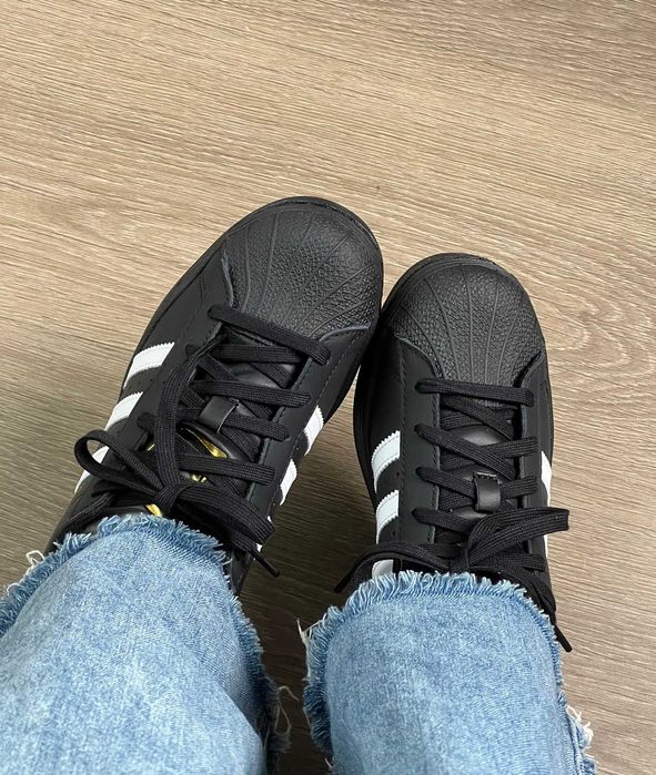 Nowe adidas Superstar XLG Black White R.40