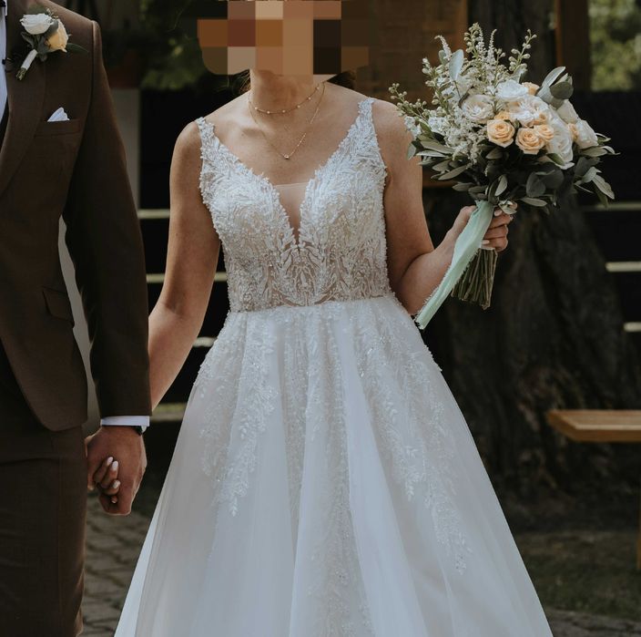 Suknia ślubna princesska 34-36
