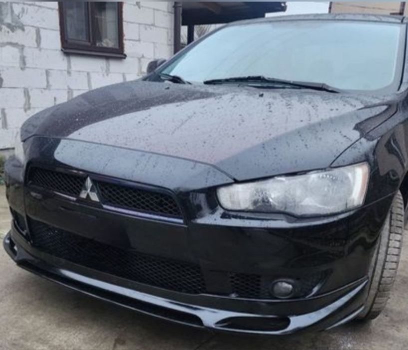 Накладки на бампера,пороги  Mitsubishi Lancer 10. Митсубиси Ланцер Х