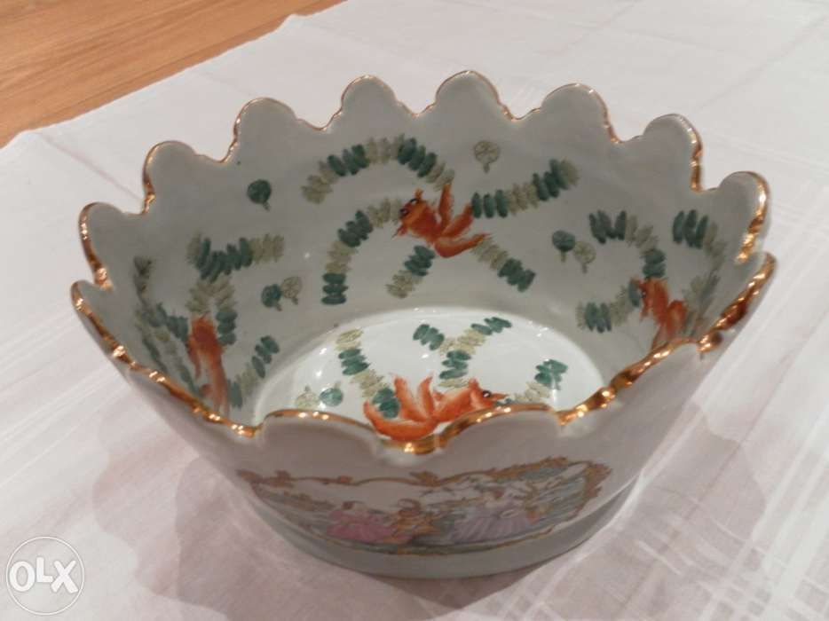 Taça de porcelana - pintado à mão