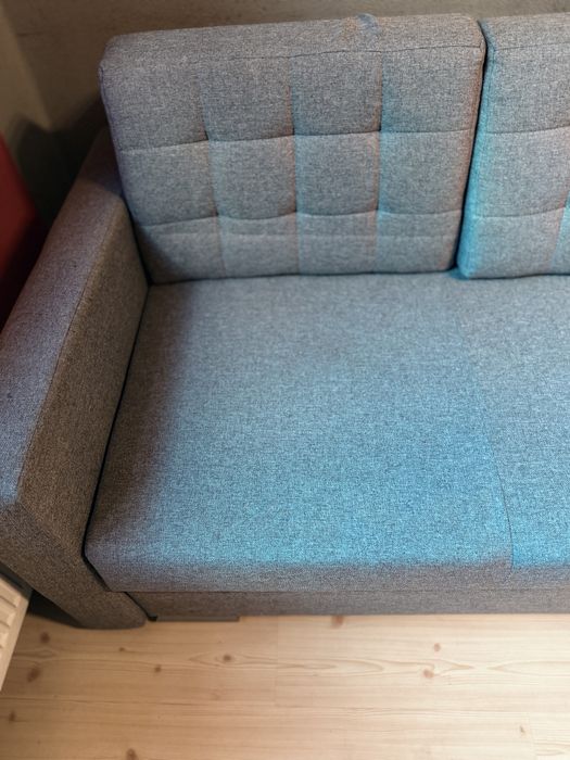 Lóżko Narożnik szary