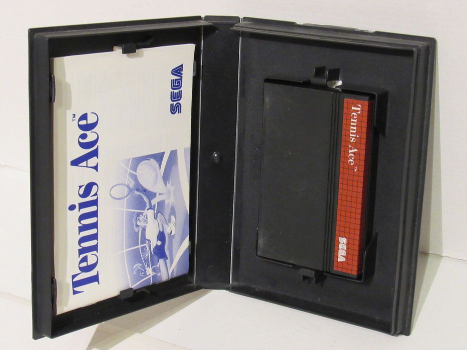 Sega Master System Tennis Ace Game – Complete Set64738687634818123