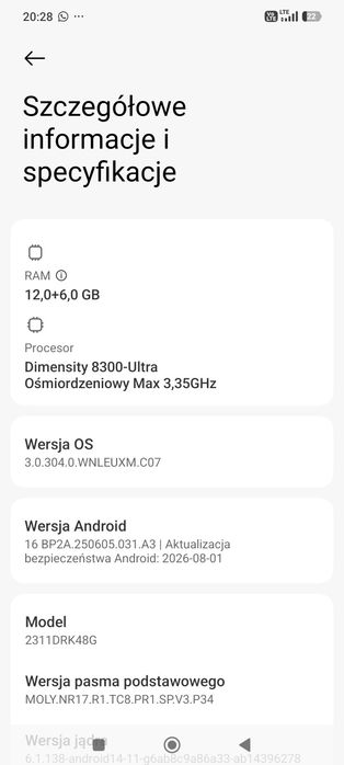 Smartfon POCO X6 pro 5g