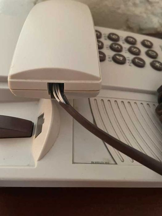 Telefone fixo de teclas