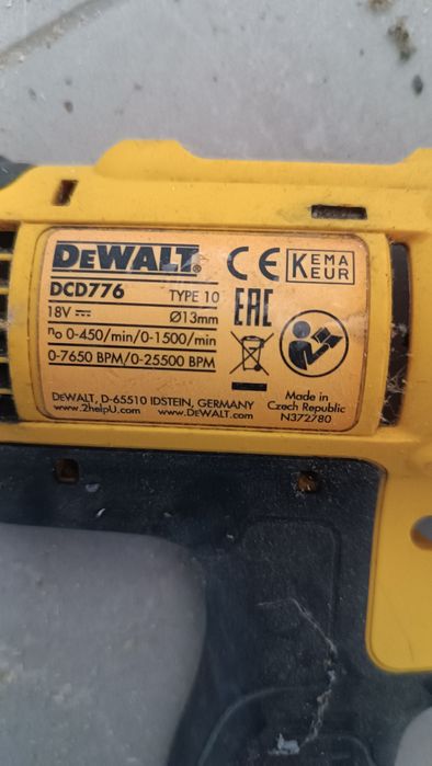 Wkrętarka dewalt na części silniczek sprawny