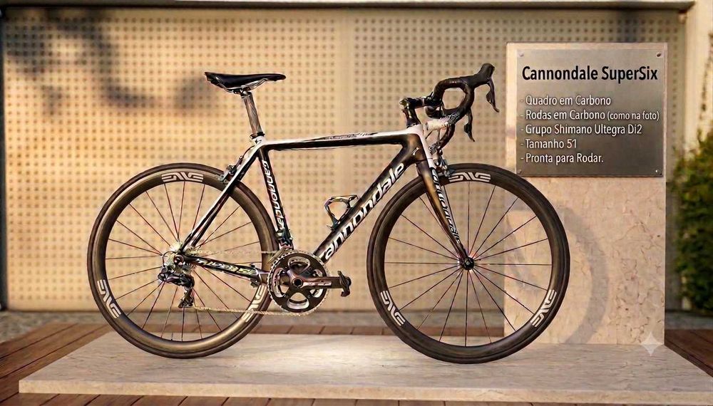 Cannondale SuperSix Carbono (Tam. 51) – Shimano Ultegra Di2