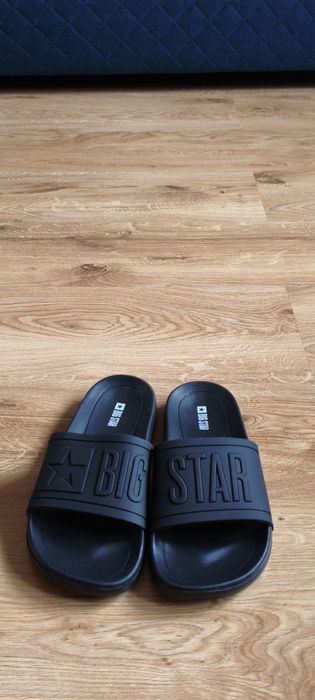 Klapki na basen czarne big star 40