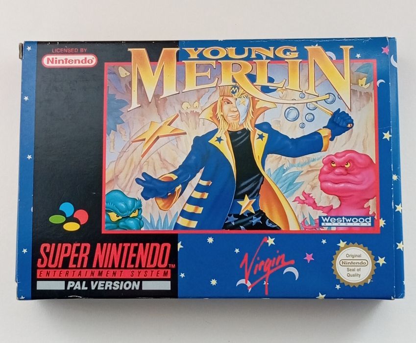 Young Merlin super nintendo