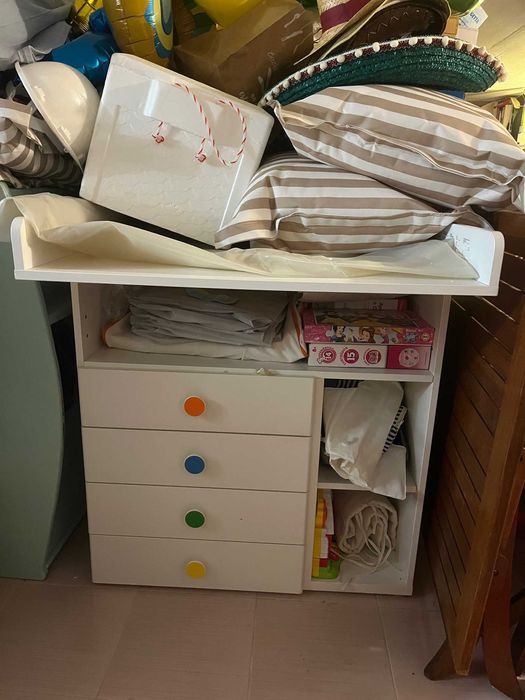 Berço + Muda fraldas IKEA Stuva 120 x 60